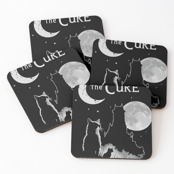 Item preview, The Cure Vintage Cat Moon Funny designed and sold by YASSINE MIMOUNI.