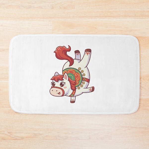 Item preview, Red Mane Chibi Handstand Horse designed and sold by JessieJoyStudio.