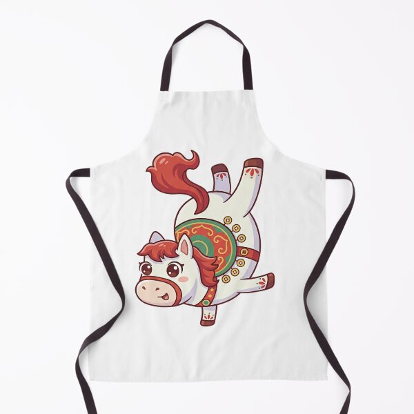 Item preview, Red Mane Chibi Handstand Horse designed and sold by JessieJoyStudio.