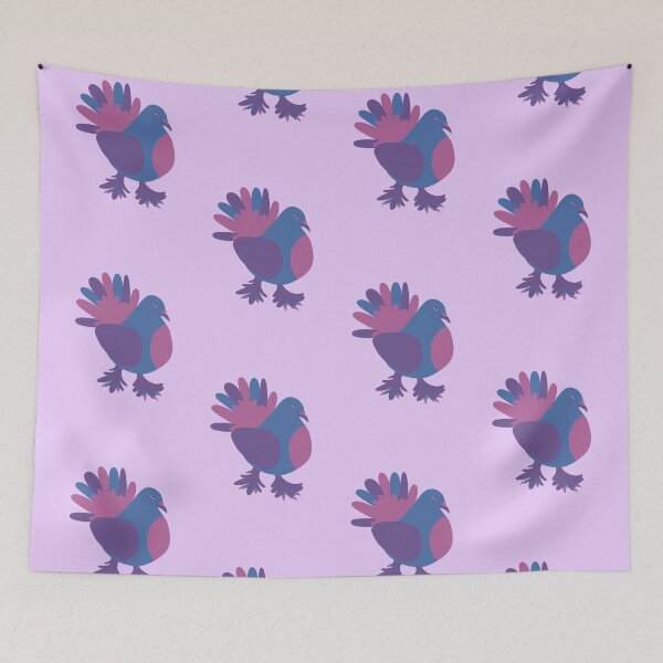 Item preview, gay bisexual pride fancy pigeon designed and sold by Hollydarlings.