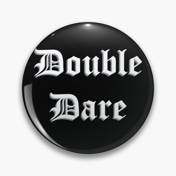 Item preview, Double Dare –  Bauhaus Gothic Typography Tribute designed and sold by simpledarkwavewisdom.