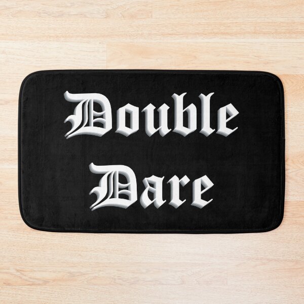 Item preview, Double Dare –  Bauhaus Gothic Typography Tribute designed and sold by simpledarkwavewisdom.