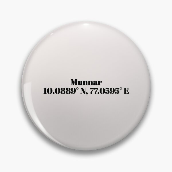 Item preview, Munnar, Kerala Coordinates designed and sold by ApricityPhrases.