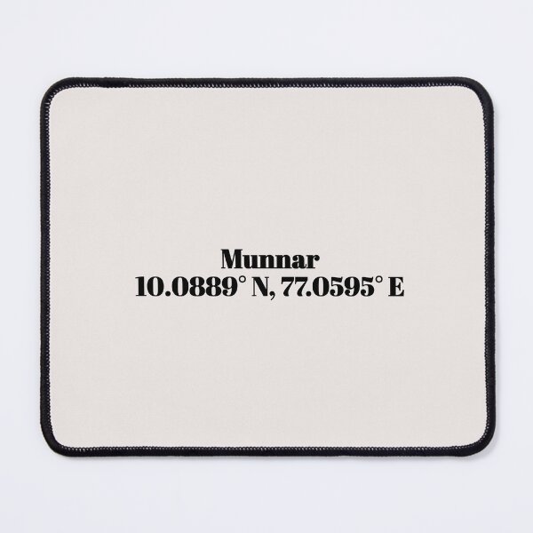 Item preview, Munnar, Kerala Coordinates designed and sold by ApricityPhrases.