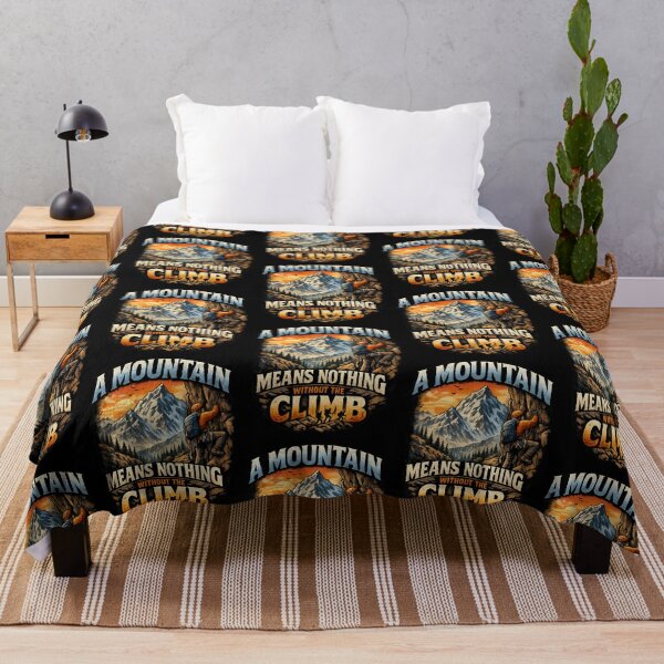 Item preview, Mountains Mean Nothing Without The Climb Variant designed and sold by TeeTimeTreasure.