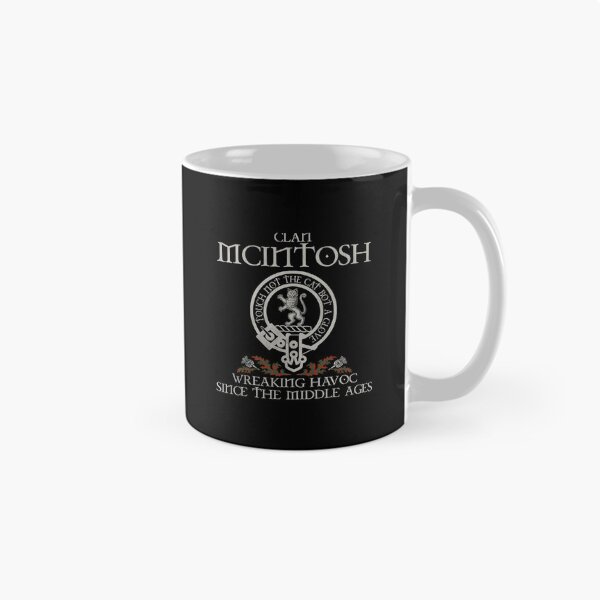 Item preview, Clan Mcintosh Crest Scottish Surname Tartan Thistle Vintage designed and sold by ThomasFoucher.