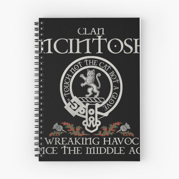 Item preview, Clan Mcintosh Crest Scottish Surname Tartan Thistle Vintage designed and sold by ThomasFoucher.