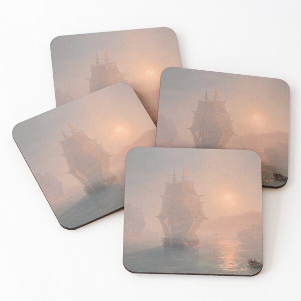 Item preview, Ships on a Misty Morning designed and sold by tomorrowsart.