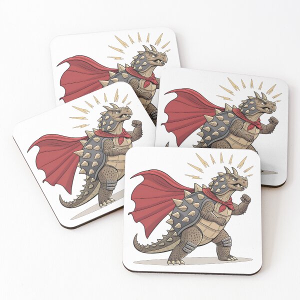 Item preview, Comic Style Dino Warrior – ankylosaurus designed and sold by Fadi Alyaldani.