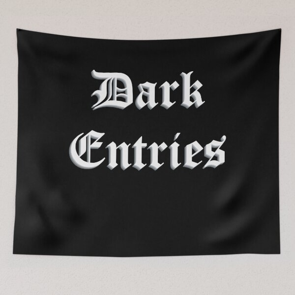 Item preview, Dark Entries – Bauhaus Gothic Typography Tribute designed and sold by simpledarkwavewisdom.