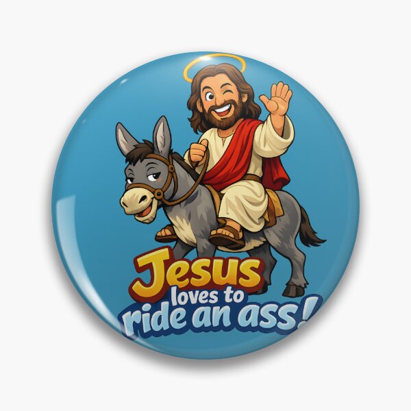 Item preview, Donkey Jesus  designed and sold by WeirdMDK.