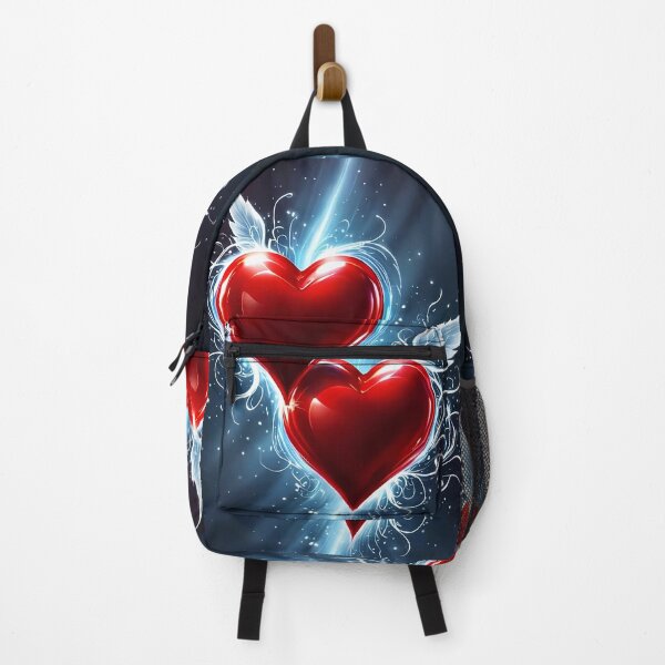 Item preview, Celestial Affection: The Winged Crimson Duo designed and sold by Dreamy Armine Art.