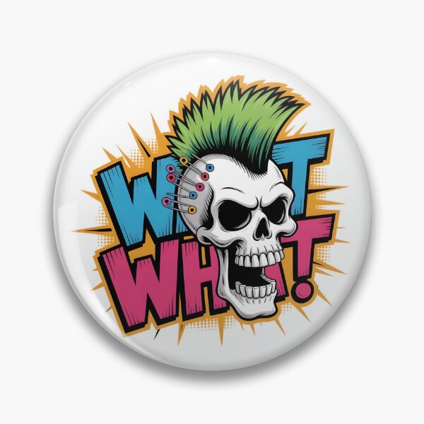 Item preview, Whit What! -Mohawk Skull Scream  designed and sold by Fadi Alyaldani.
