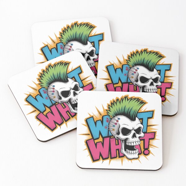 Item preview, Whit What! -Mohawk Skull Scream  designed and sold by Fadi Alyaldani.