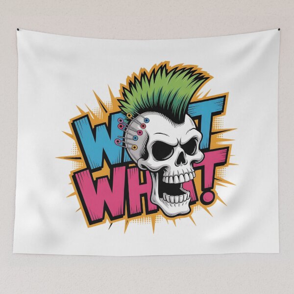 Item preview, Whit What! -Mohawk Skull Scream  designed and sold by Fadi Alyaldani.