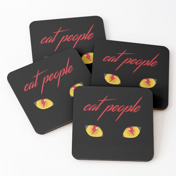 Item preview, Cat Eyes & Thunder – A Tribute to Bowie & Cat People designed and sold by simpledarkwavewisdom.