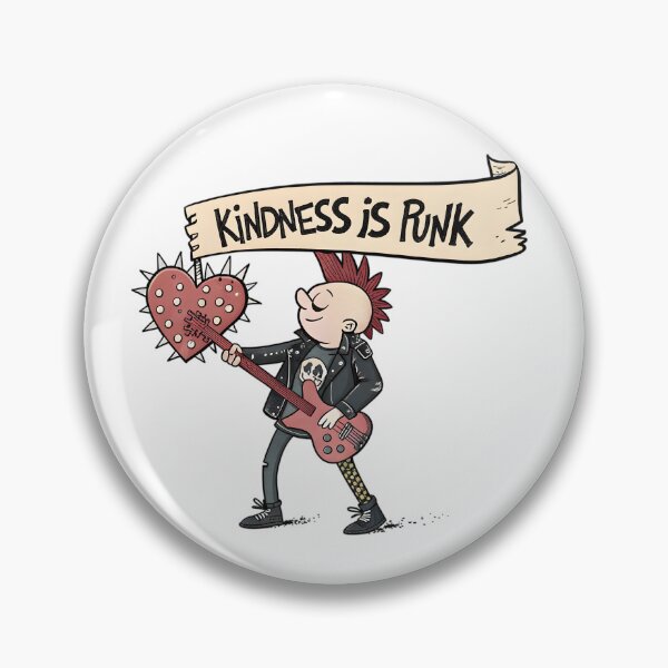 Item preview, Kindness Revolution – Punk Rocker with Heart Guitar designed and sold by Fadi Alyaldani.