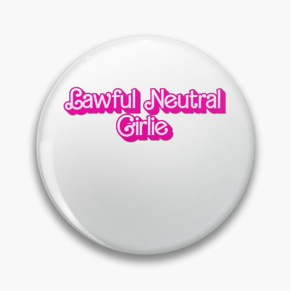 Item preview, Lawful Neutral Girlie  designed and sold by PrintgemGB.