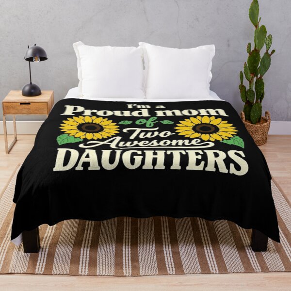 Item preview, I'm a Proud mom of Two Awesome Daughters Mother's Day Women designed and sold by clothesy7.