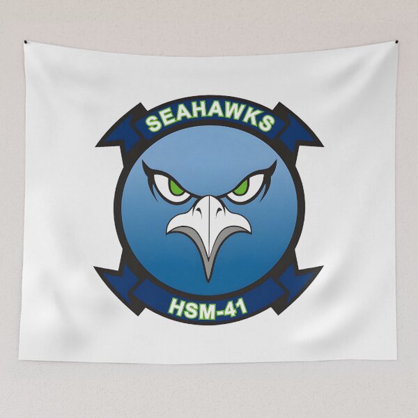 Item preview, HSM-41 Seahawks Naval Squadron Insignia Design designed and sold by CharlieDesings.