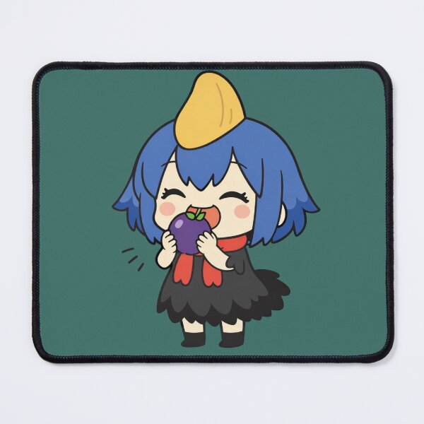 Item preview, Chibi Cassowary Anime Girl Eating Native Fruit Design designed and sold by ThatDoggoArtist.