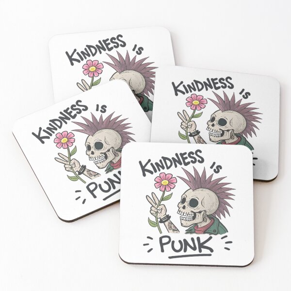 Item preview, Punk Skull Peace Sign – Kindness is Punk  designed and sold by Fadi Alyaldani.