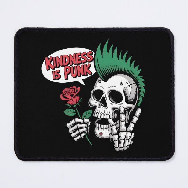 Item preview, Kindness is Punk – Skull Mohawk  designed and sold by Fadi Alyaldani.