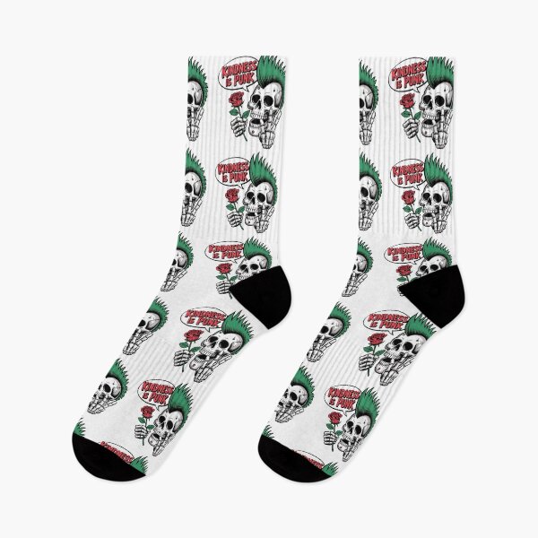 Item preview, Kindness is Punk – Skull Mohawk  designed and sold by Fadi Alyaldani.