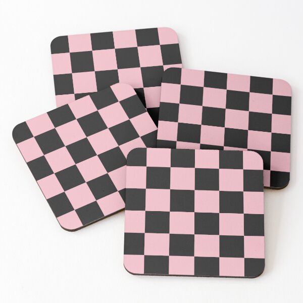 Item preview, Black And Blush Checkered Seamless Pattern designed and sold by pattern-archive.
