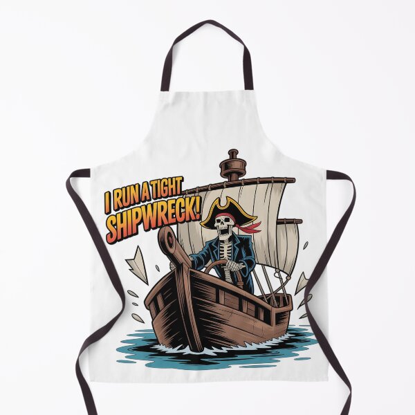 Item preview, Sarcastic Pirate Skeleton –I Run a Tight Shipwreck designed and sold by Fadi Alyaldani.