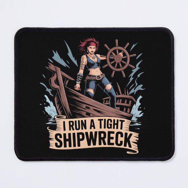 Item preview, Rebel Pirate -I Run a Tight Shipwreck designed and sold by Fadi Alyaldani.