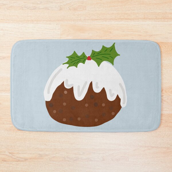 Item preview, Christmas Pudding dessert with holly designed and sold by ArtbyPriscilla.