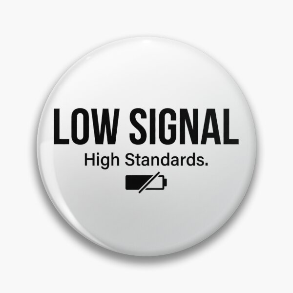 Item preview, Low Signal High Standards Shirt, Minimalist Streetwear Tee, Digital Detox T-Shirt, Offline Lifestyle Graphic Tee, Modern Typographic Shirt designed and sold by quietvisualsco.