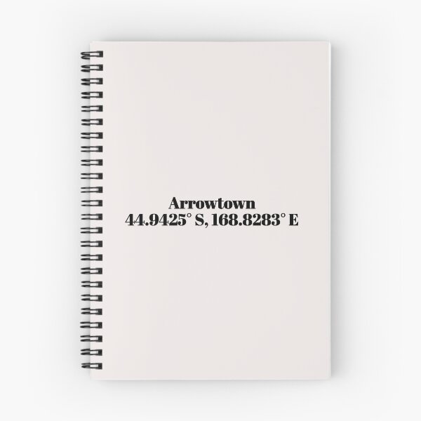 Item preview, Arrowtown, New Zealand Coordinates designed and sold by ApricityPhrases.