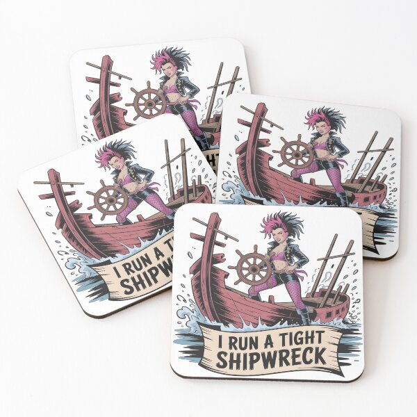 Item preview, I Run a Tight Shipwreck – Funny Pirate  designed and sold by Fadi Alyaldani.