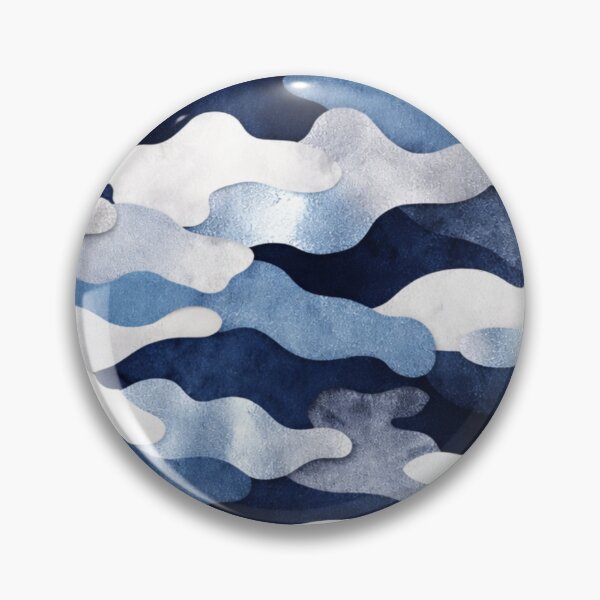 Item preview, Luxury Blue Camouflage – Seamless Abstract Pattern designed and sold by Studio Flex Prints.