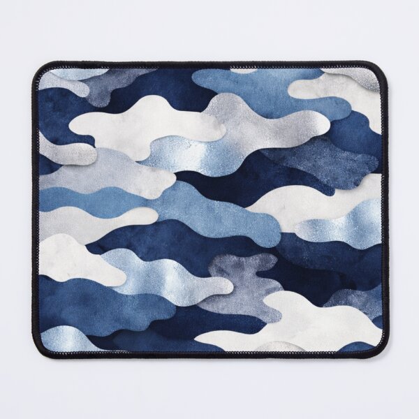 Item preview, Luxury Blue Camouflage – Seamless Abstract Pattern designed and sold by Studio Flex Prints.