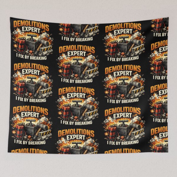 Item preview, Demolitions I Fix By Breaking designed and sold by TeeTimeTreasure.
