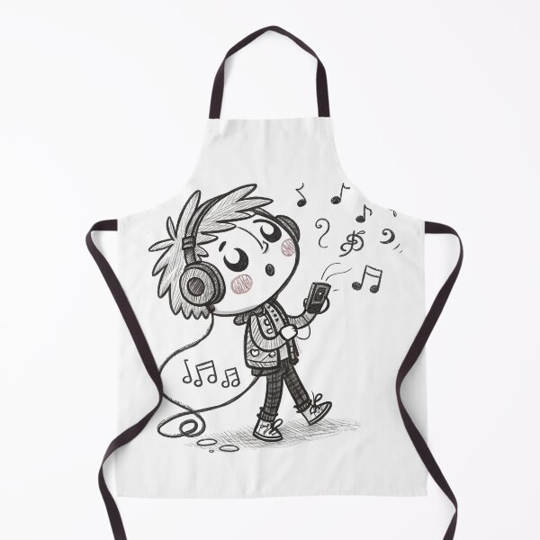 Item preview, Cute Character Listening to Music designed and sold by Fadi Alyaldani.