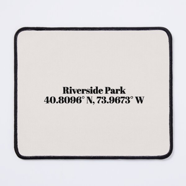 Item preview, Riverside Park, New York Coordinates designed and sold by ApricityPhrases.