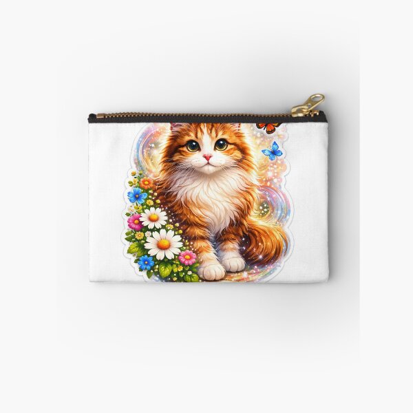 Item preview, Orange cate with butterfly  designed and sold by Aj dreamwork.