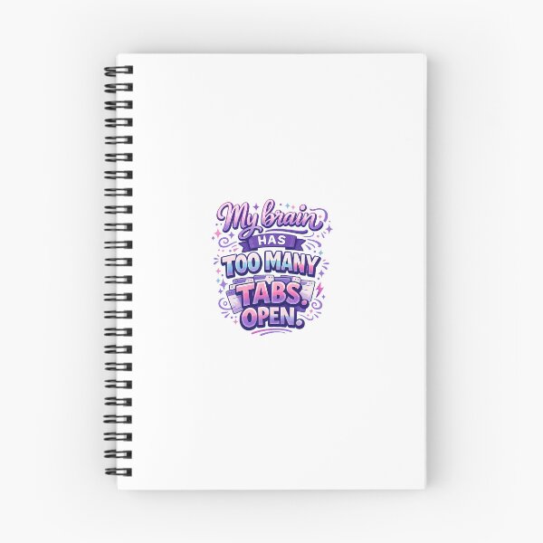 Item preview, My Brain Has Too Many Tabs Open – Funny Introvert Meme designed and sold by SolitaryItems.
