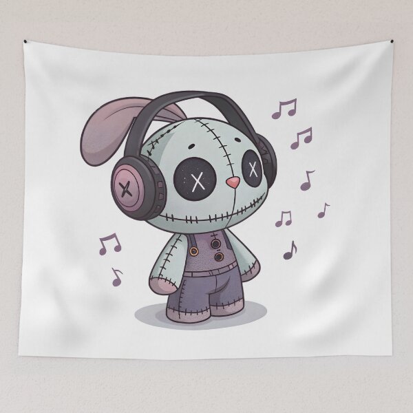 Item preview, Kawaii Goth Bunny designed and sold by Fadi Alyaldani.