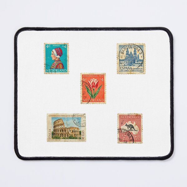 Item preview, Vintage Postage Stamps Set designed and sold by brkvdesign.