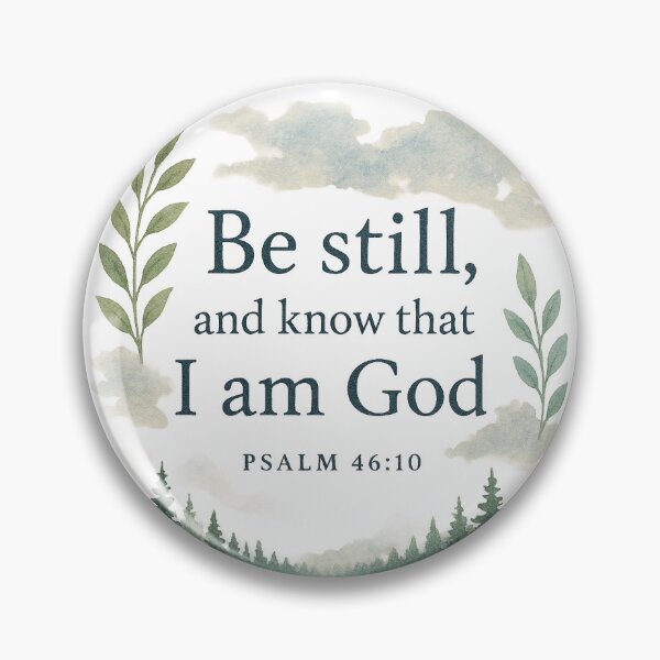 Item preview, Be Still and Know – Psalm 46:10 Inspirational Art designed and sold by phenylove.