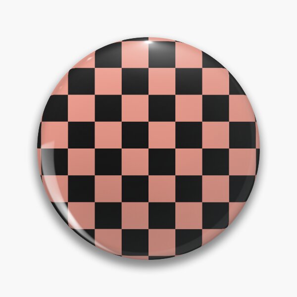 Item preview, Black And Coral Checkered Pattern designed and sold by pattern-archive.