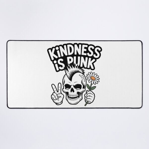 Item preview, Punk Rock Skull with Rose – Kindness Revolution designed and sold by Fadi Alyaldani.
