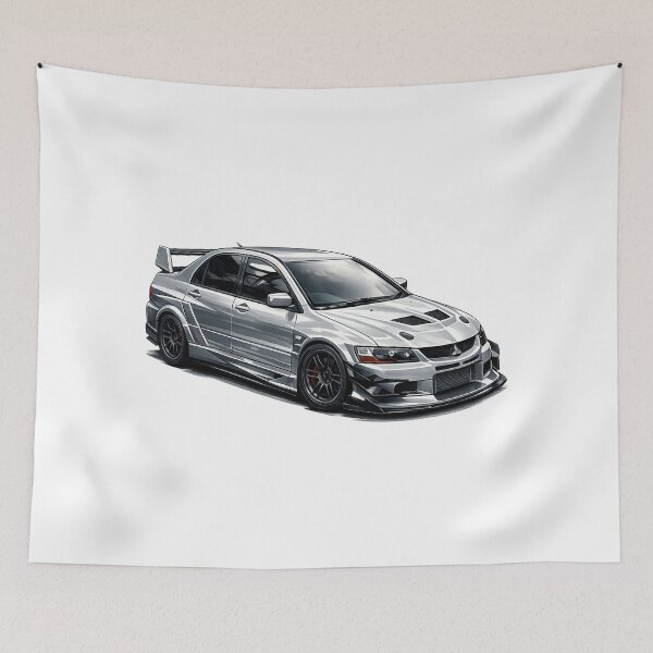 Item preview, Voltex Mitsubishi Evo 9 Apex Silver design designed and sold by TheMitsuGuy.