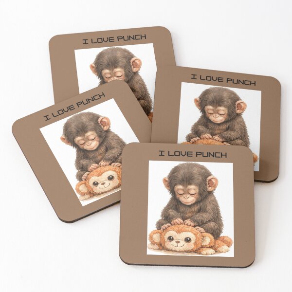 Item preview, Punch Monkey – Playful Monkey Illustration designed and sold by PRFashions.