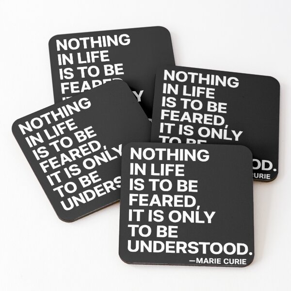 Item preview, Understand, Don’t Fear – Marie Curie (White Font) designed and sold by TshirtsLabs.